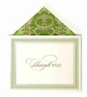 Anna Griffin Boxed Thank You Notes - Green