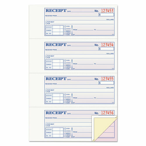 Adams Money/Rent Receipt Book