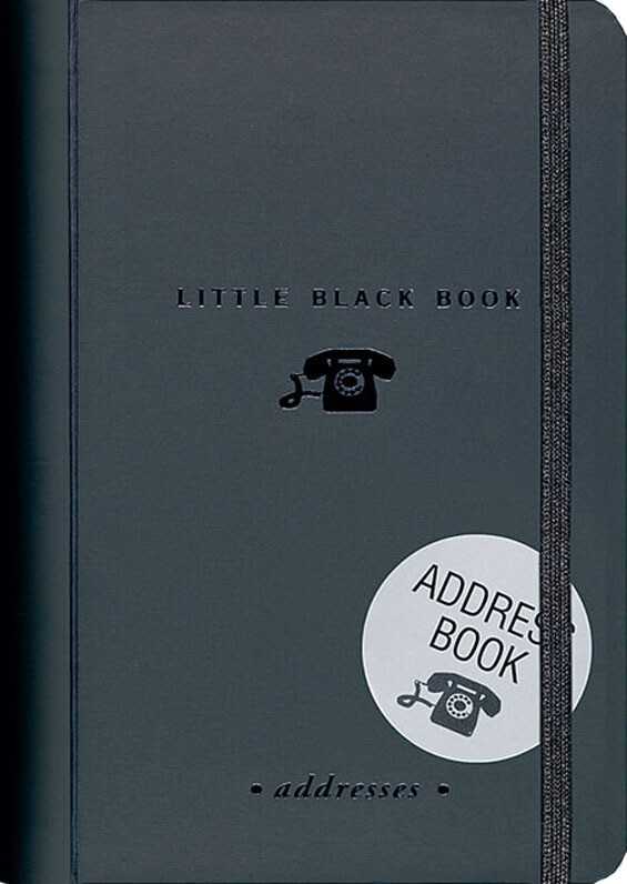  Peter Pauper Address Book - Little Black Book