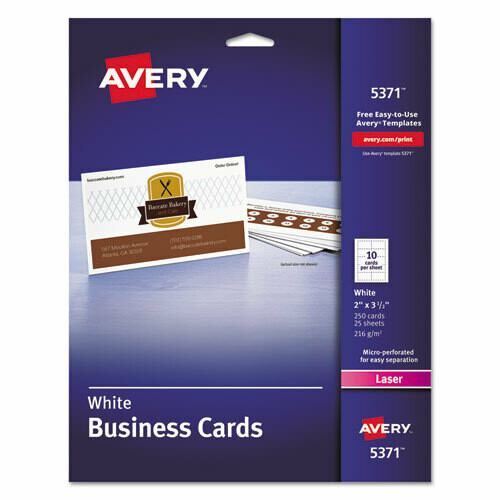 Avery laser business card paper - AVE5371