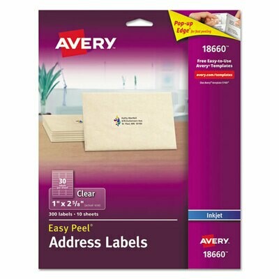 Avery Clear Address Labels
