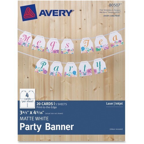 Avery Printable Party Banner