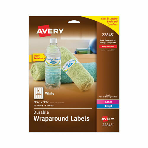 Avery water bottle labels