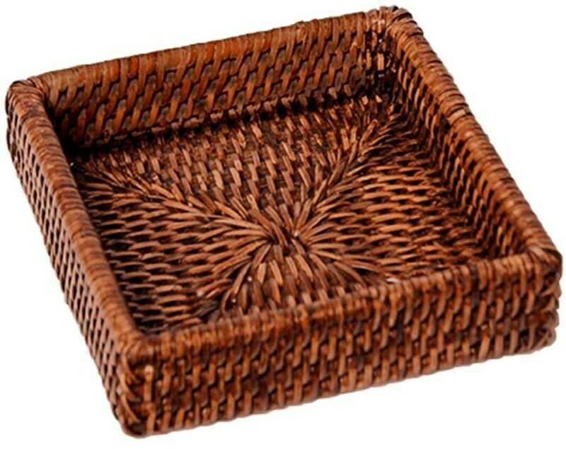 Beverage Napkin Holder - Rattan