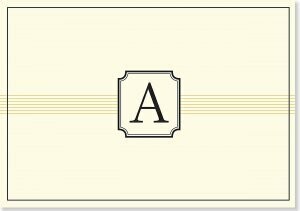 Boxed Monogram Notecard Set