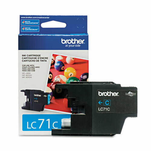 Brother Lc 71 Cyan Ink Cartridge
