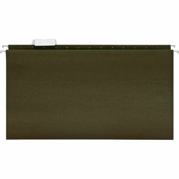 Business Source 1/5-cut Legal-size Hanging File Folders, Legal - 1/5 Tab Cut