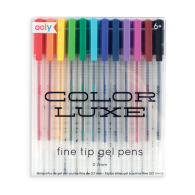 Multi-colored Gel Pen Set - Fine Tip