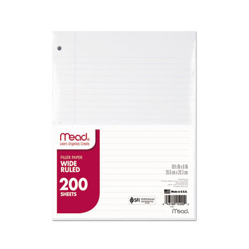 Filler Paper for ring binders - 200/pk