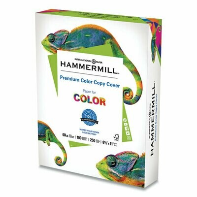 Hammermill Color Copy Cover, 100 Bright, 60lb cover, 8.5 x 11, 250/Pack