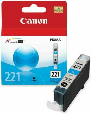 Canon 221 Cyan Ink Cartridge