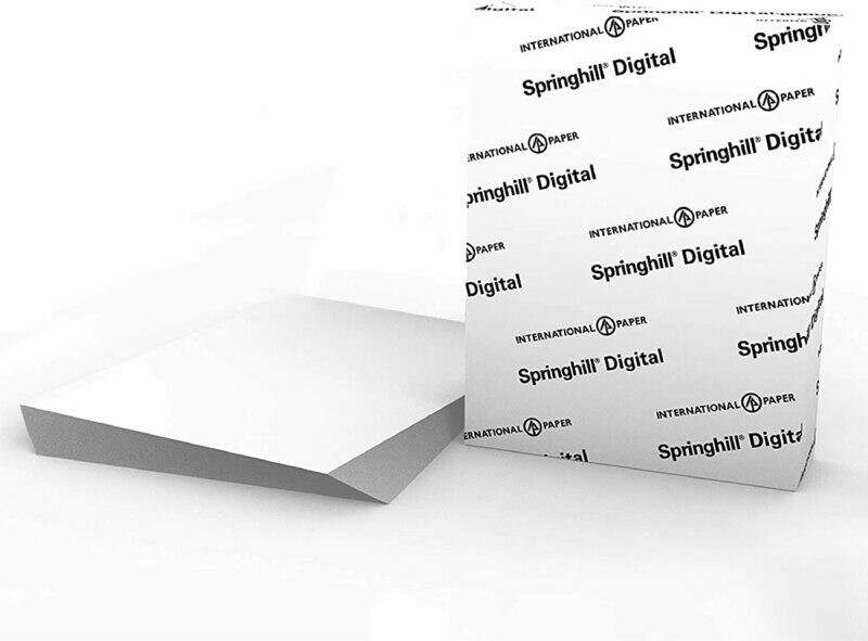 Springhill White Card Stock, 8.5x11 - 110lb. index, 250/ream