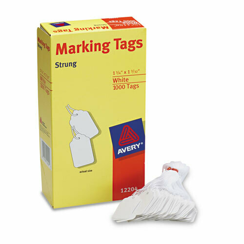 Avery Medium-Weight White Marking Tags, 1 3/4 x 1 3/32