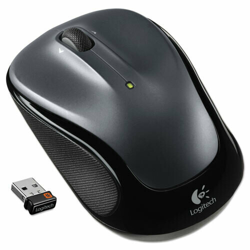 Logitech M325 Wireless Mouse, 2.4 GHz Frequency/30 ft Wireless Range, Left/Right Hand Use - Black
