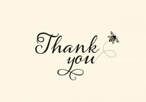 Thank You Notecards- Bumble Bee