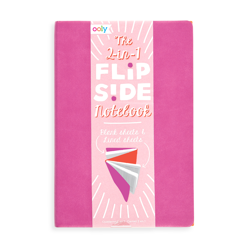 The 2 in 1 flipside notebook - Pink
