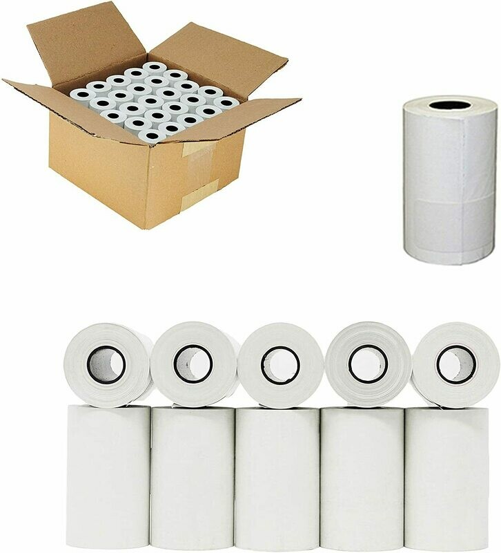 Thermal Cash Register/POS paper rolls, 2.25x50’, carton of 50 rolls