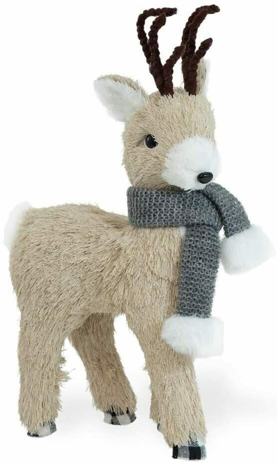 Standing Deer With Grey Scarf