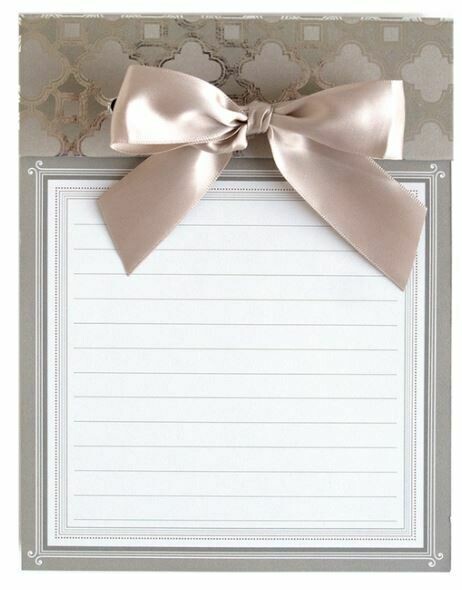 Anna Griffin Grey Notepad