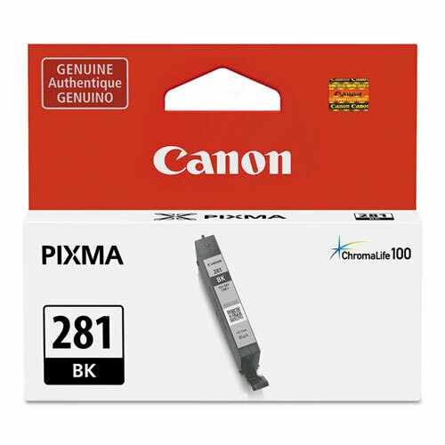 canon 281 black ink Cartridge, 750 page yield