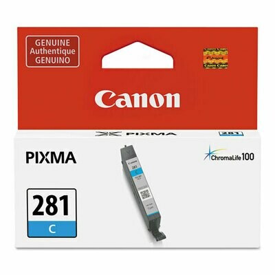 Canon 281 Cyan Ink Cartridge, 259 page yield
