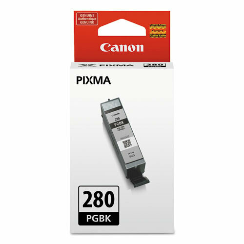 Canon PG280 Black Ink Cartridge, 250 page yield