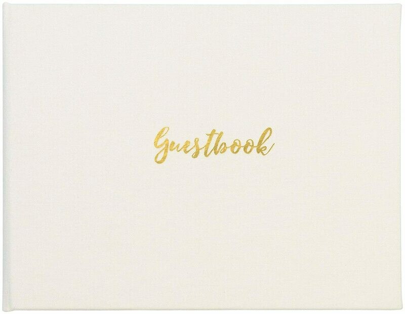 Classic Guest Book - White