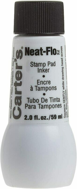 Avery Carter&#39;s Stamp Pad Inker, 2 Ounce, Black, 1 Inker