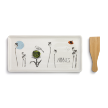 Demdaco Nibbles Appetizer Tray with Spatula