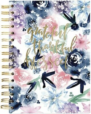 Graphique Religious Hard Bound Journal w/ Watercolor Flowers on Cover