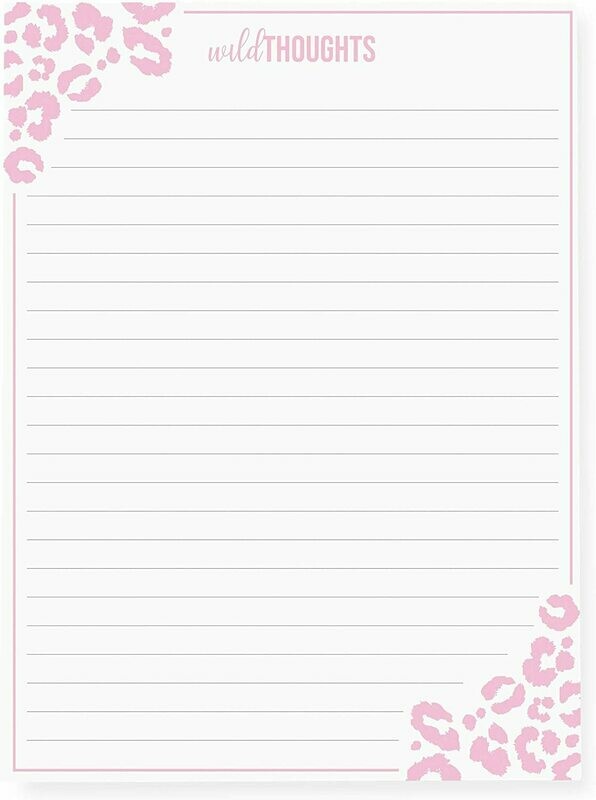 Graphique Wild Thoughts Note Pad