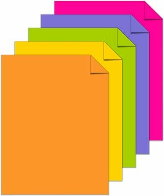 Astrobright Card Stock Paper, 65lb - Asst. colors, 250/pk