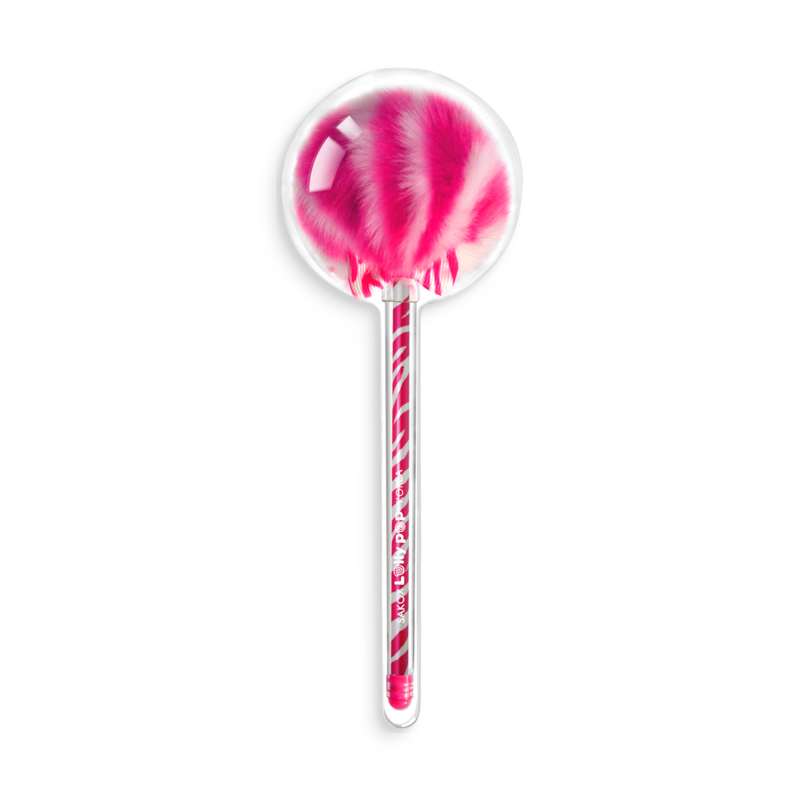 Lollipop Pen Pink Zebra