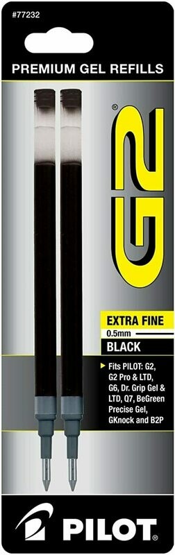 Pilot G2 extra fine refill- 2/pk