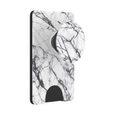 Popsockets Wallet - White Marble
