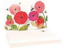 Pop Up Notepads (Dahlias And Bees)