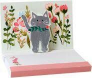 Pop Up Notepad (Botanical Cat)