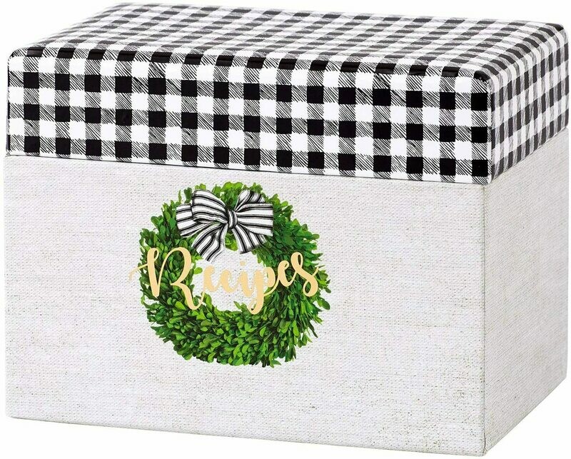C.R. Gibson Blank Recipe Card Box