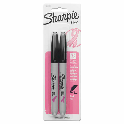 Sharpie Fine Point Marker - Black, 2pk