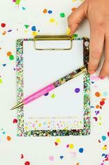 Taylor Elliott Confetti clipboard