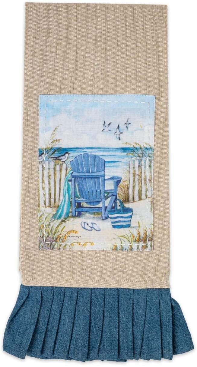 Dish Towel - Coastal Beach Chair