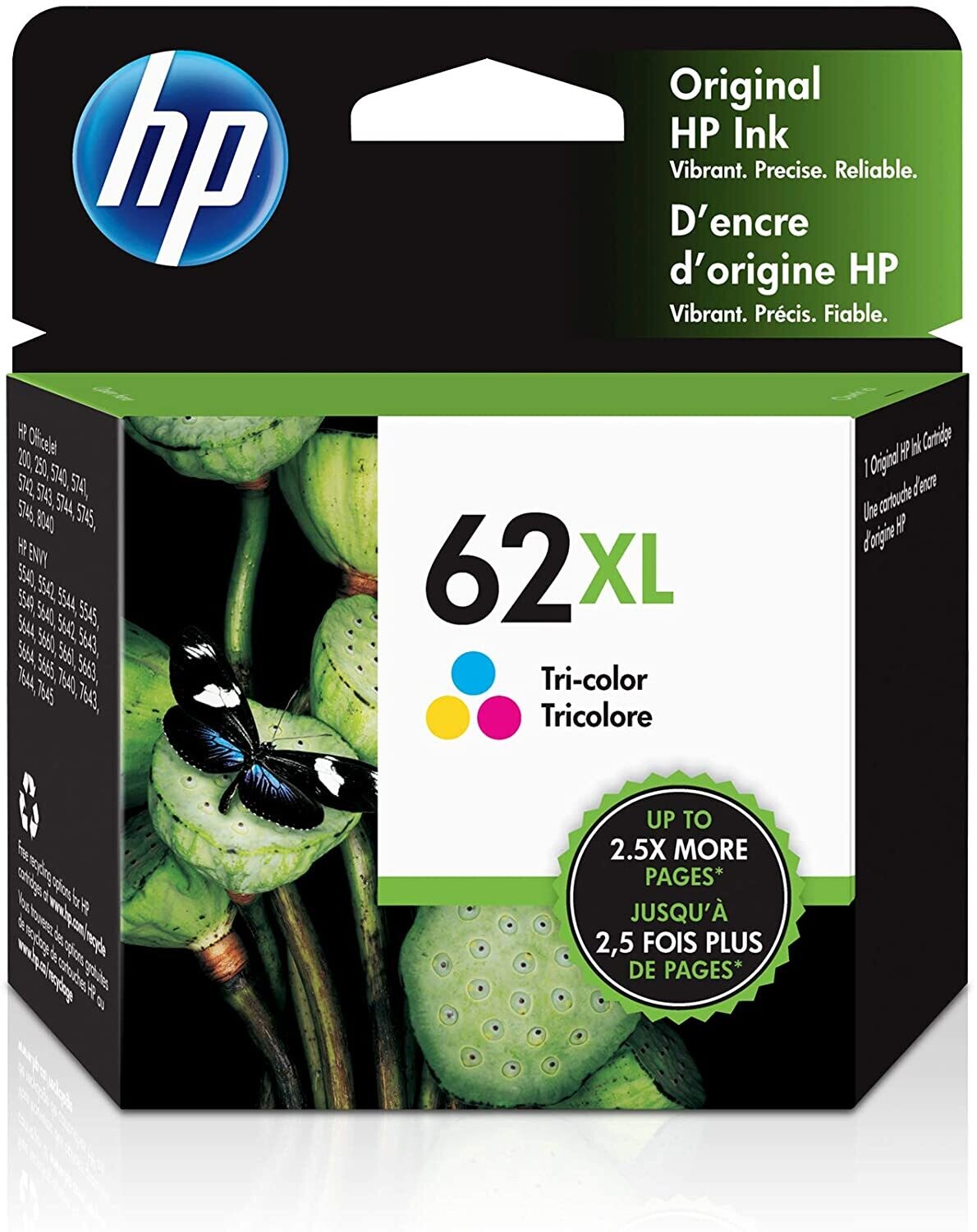 HP 62XL Color Ink Cartridge