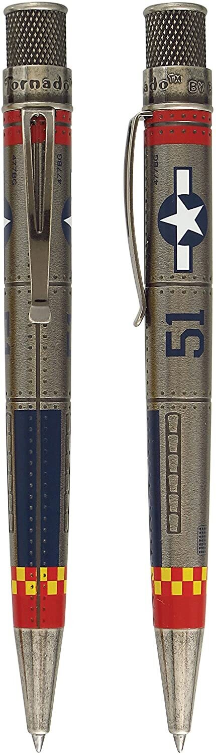 Retro51 Vintage Collection Rollerball Pen, P-51 Mustang WWII Plane design