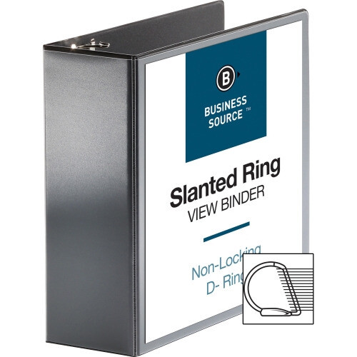 Business Source 4" D ring Binders