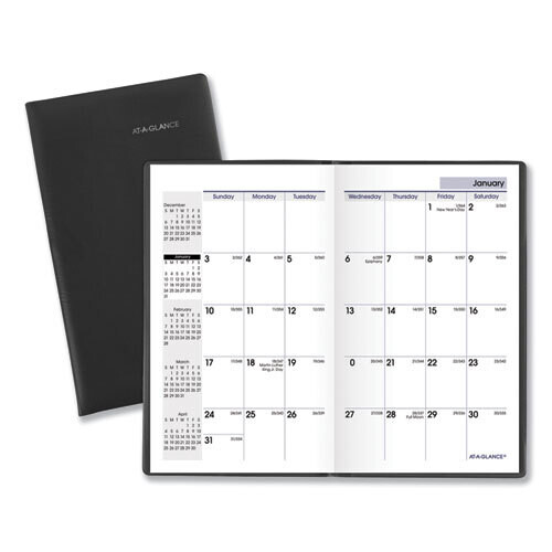 At a Glance Monthly Pocket Calendar, 3 1/2&quot; x 6&quot;