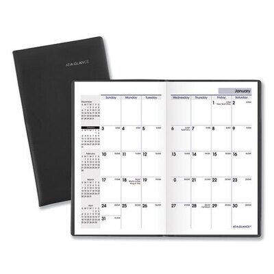 At a Glance Monthly Pocket Calendar, 3 1/2" x 6"