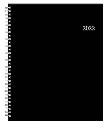 Blue Sky Enterprise 8.5&quot; x 11&quot; Weekly &amp; Monthly Appointment Planner, Black