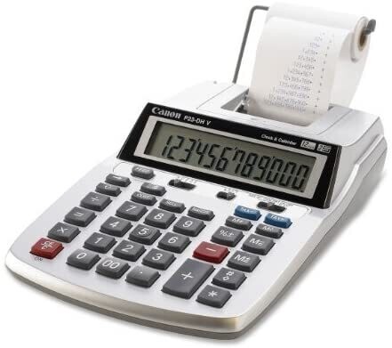 Canon P23 DHV Desktop Calculator - 2 color printing
