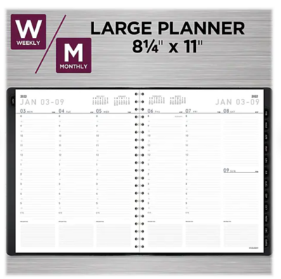 At-A-Glance Weekly/Monthly Planner, 11 x 8.25, 12-Month (Jan to Dec)