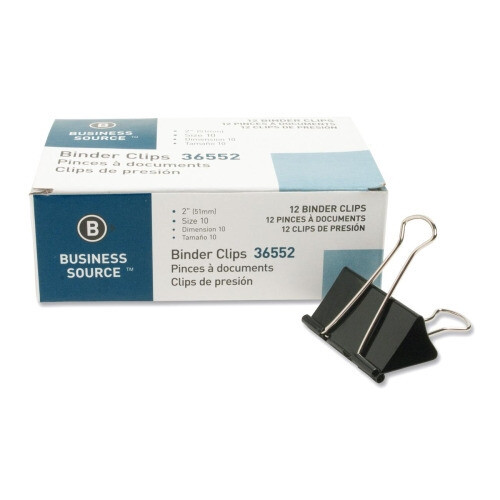 Business Source Large Binder Clips